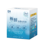 DH恆隆生技-極鮮高濃度魚油-(60顆盒)小分子rTG好吸收高濃度94%-Omega-3魚油富含DHA+EPA_彩盒-立體圖