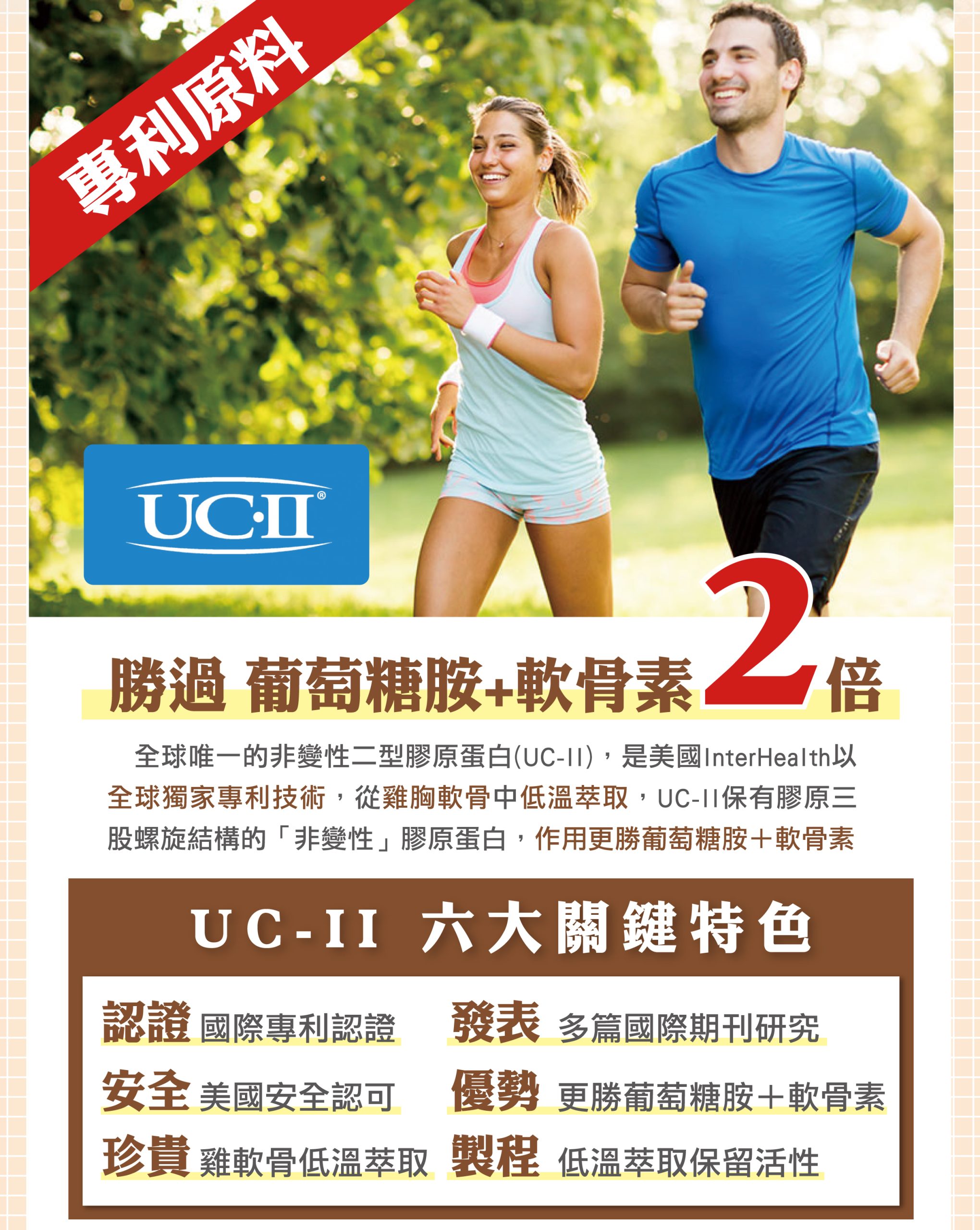 DH恆隆生技/評價/活力固得加強版/足量UCII/UC2/關鍵靈活/雞軟骨低溫萃取/有感更勝 葡萄糖胺+軟骨素2倍以上/行動/活力
